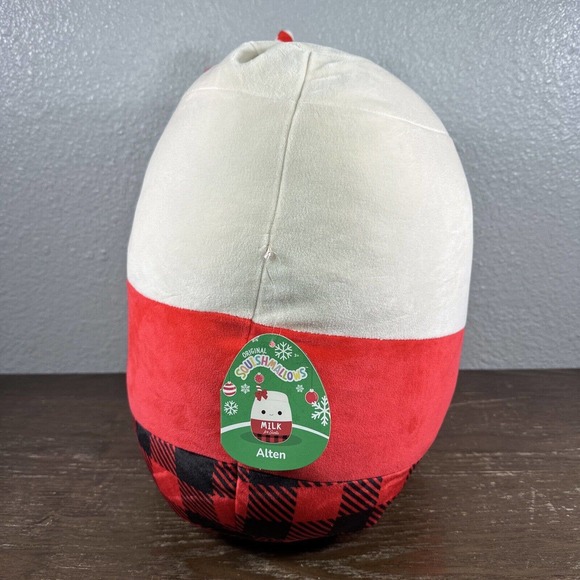 RARE Squishmallows 14” Alten The Milk For Santa Plush Christmas Holiday Toy - Picture 3 of 6